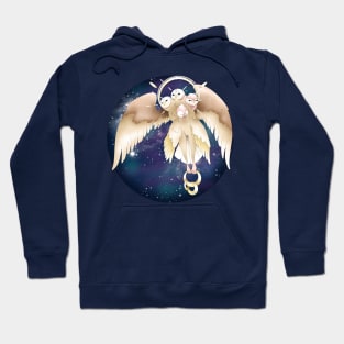 four-headed owl Hoodie